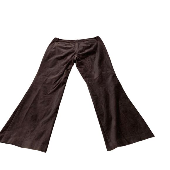 New Yorkk and Company Womens Brown Velvet Pants 10 Holiday Party Boho Whimsygoth - Picture 4 of 6